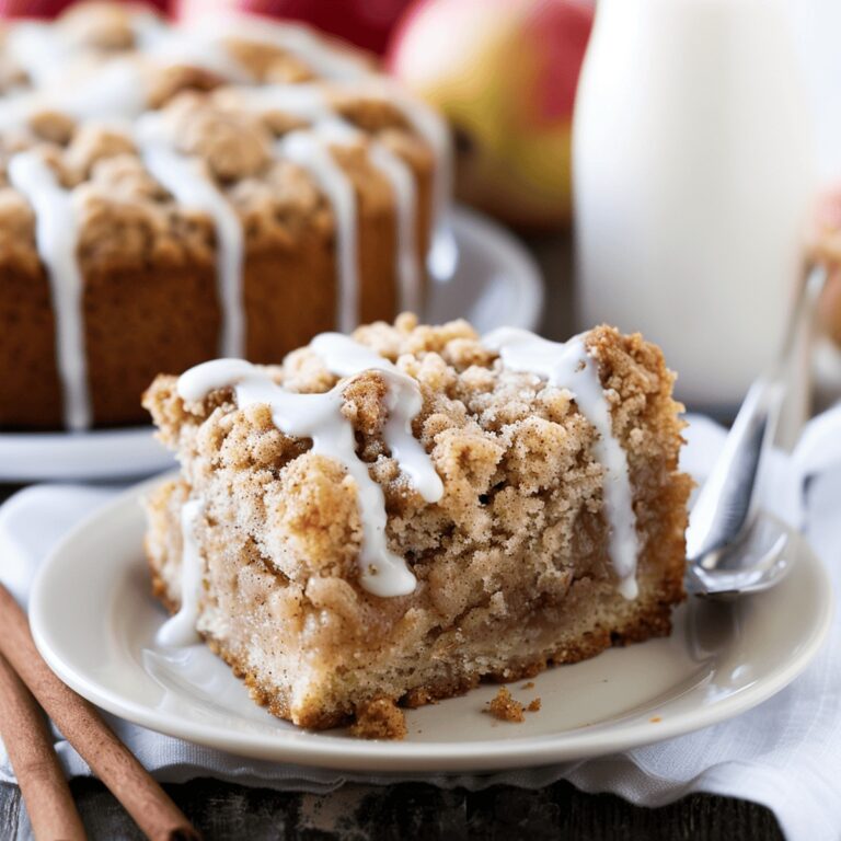 Decadent Apple Cinnamon Coffee Cake Recipe