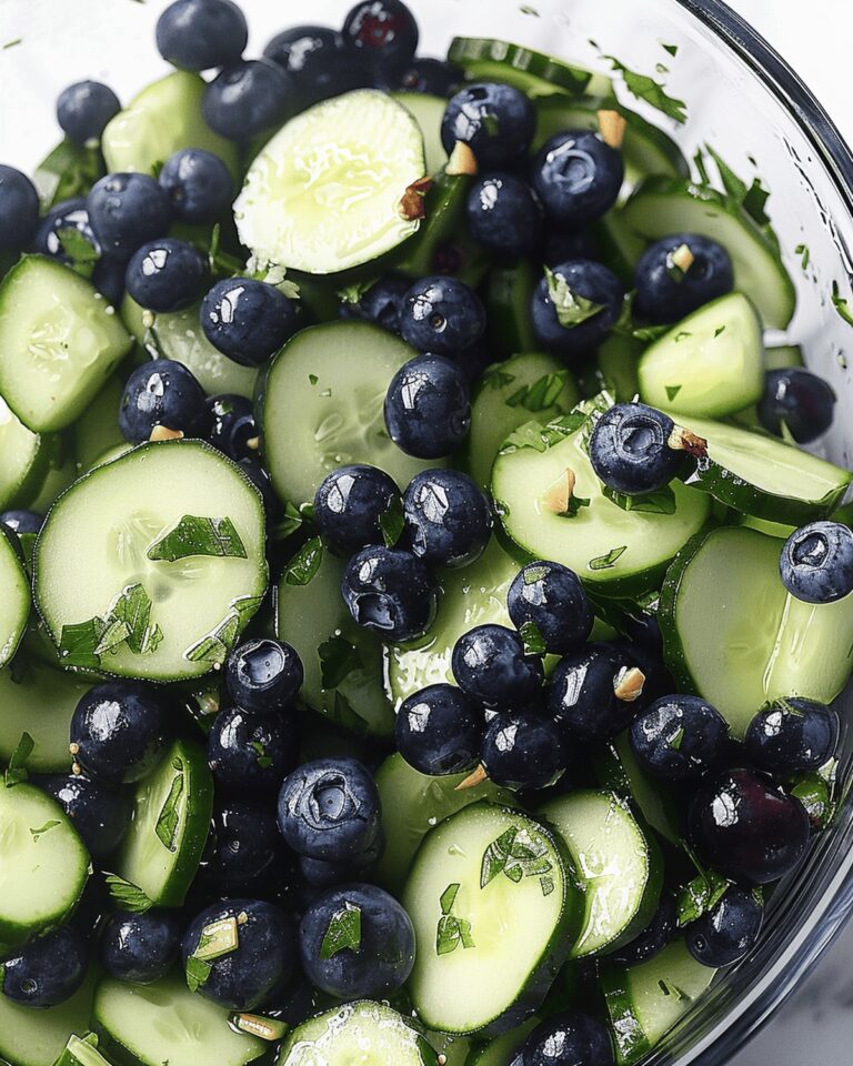 Cucumber Blueberry Salad Recipe