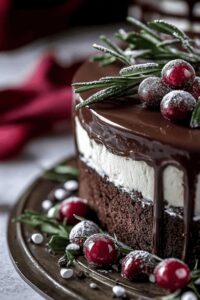 Double Chocolate Mousse Cake Recipe