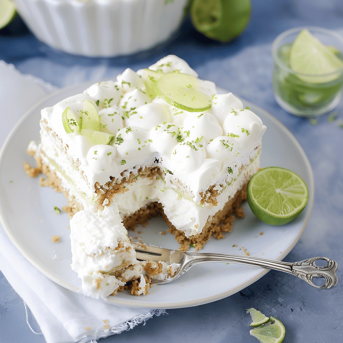 Creamy Key Lime Icebox Cake Recipe