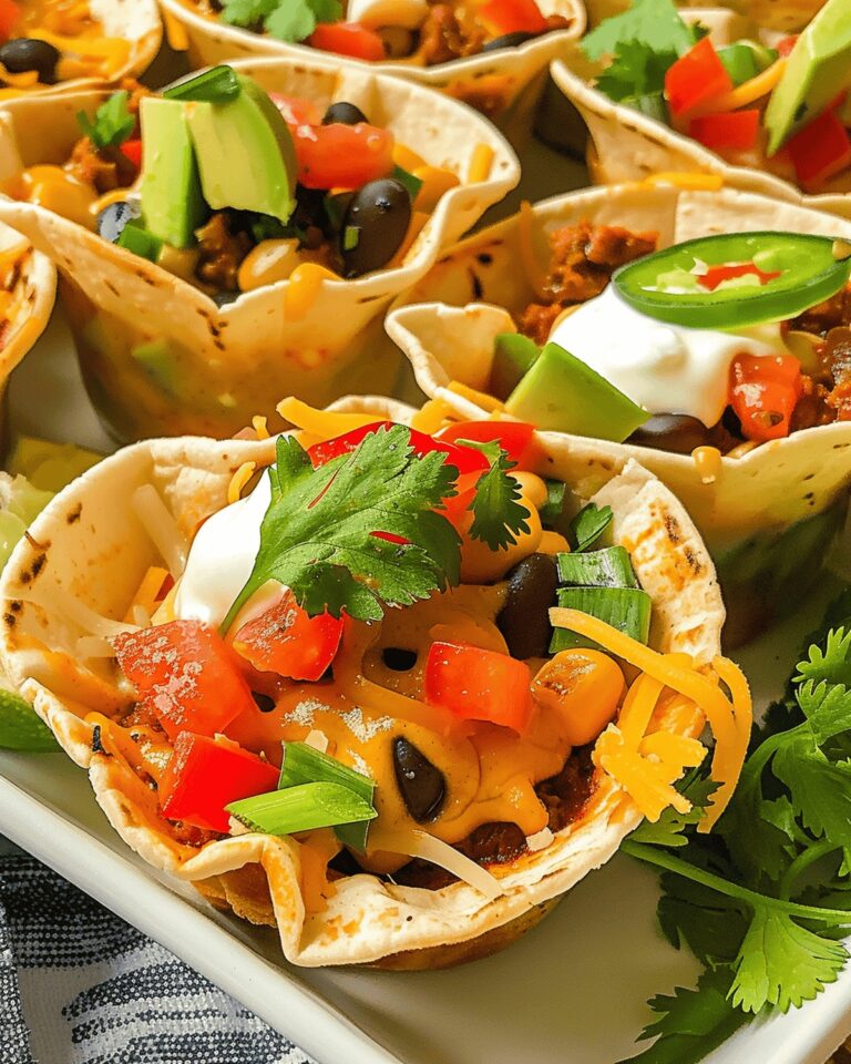 Loaded Enchilada Cups Recipe
