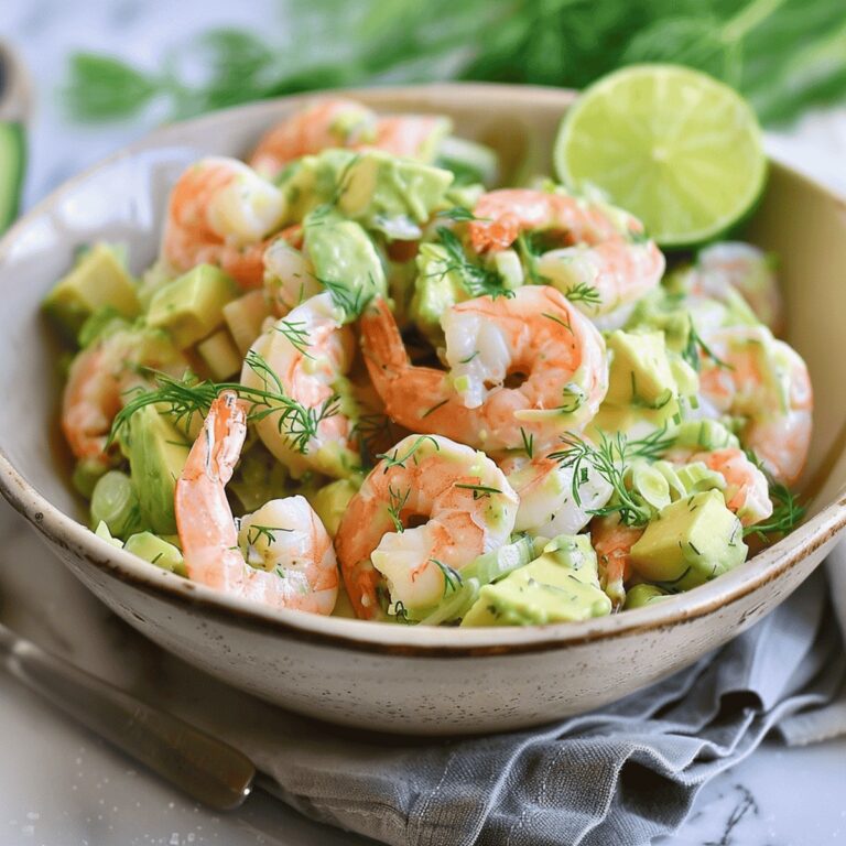 Creamy Avocado Shrimp Salad Recipe