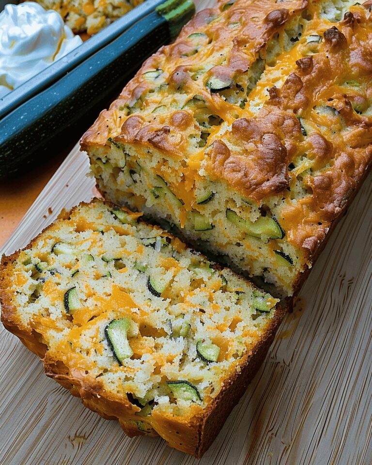 Cheesy Zucchini Bread Recipe