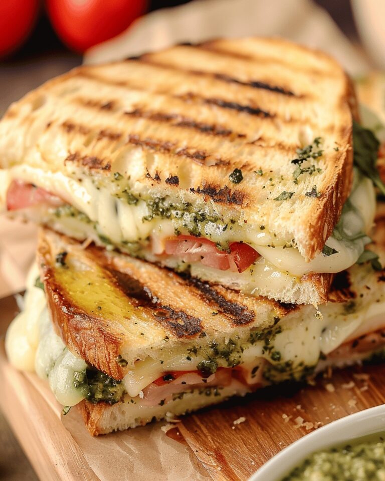 Easy Turkey Basil Pesto Panini Recipe