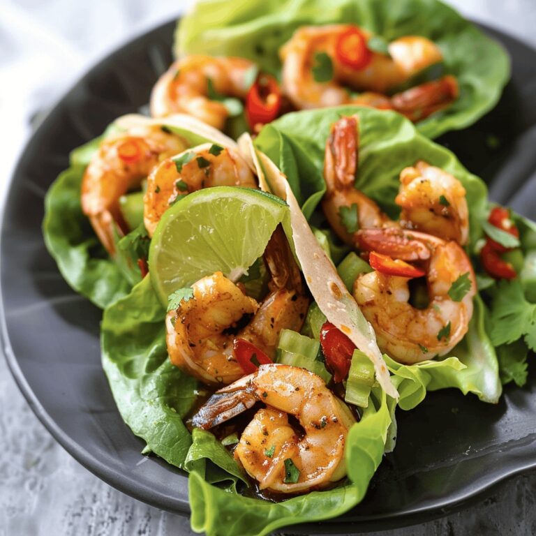 Zesty Chili Lime Shrimp Wraps Recipe