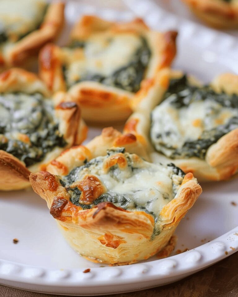Cheesy Spinach Dip Bites Recipe