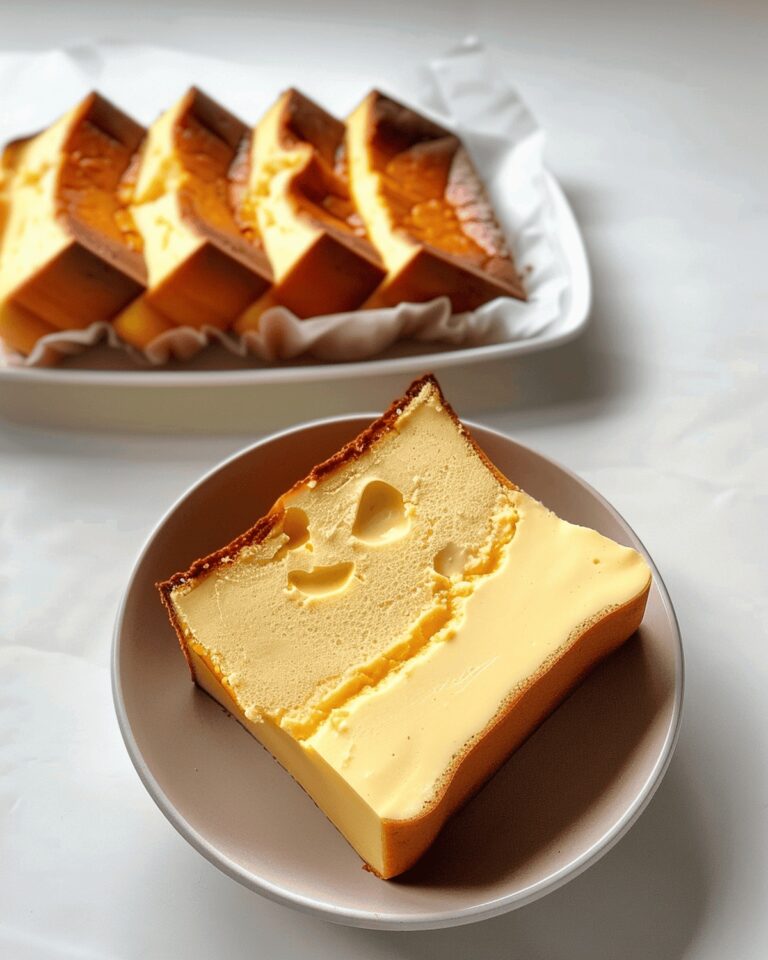 Loaf Pan Basque Cheesecake Recipe