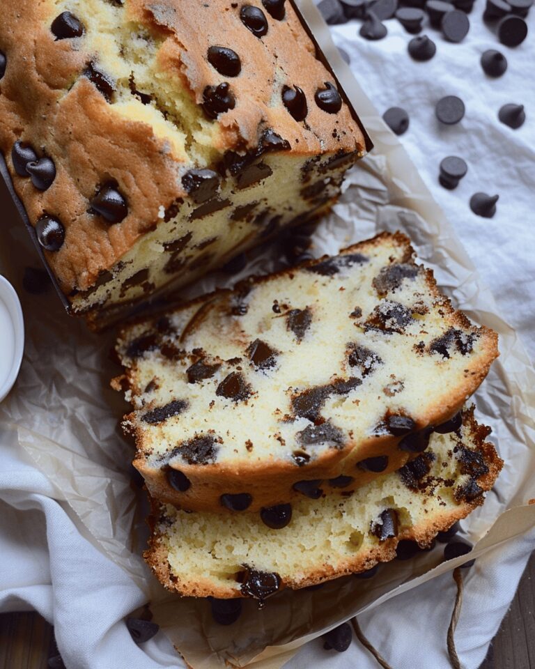 Chocolate Chip Loaf Cake Recipe