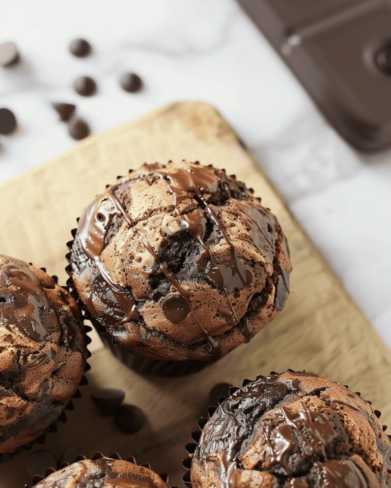 Chocolate Peanut Butter Banana Muffins (Gluten-Free, Dairy-Free Option) Recipe