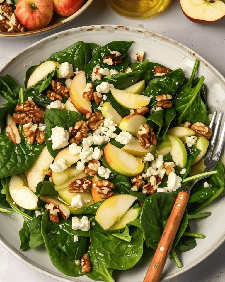 Crisp Spinach Salad Recipe