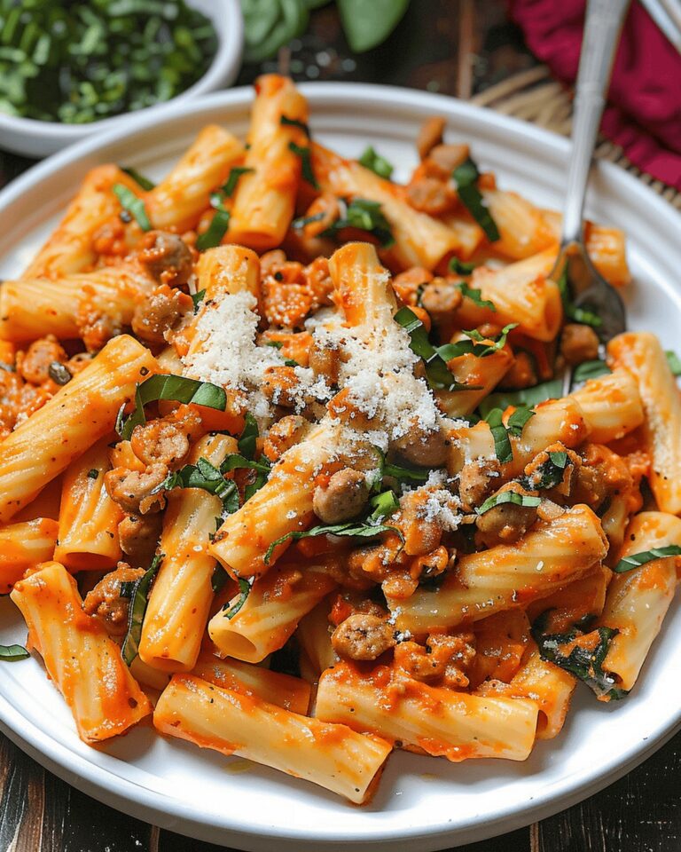 Irresistible Sausage Rigatoni Recipe