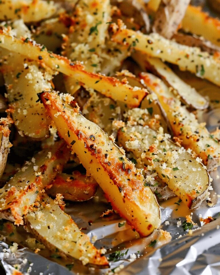 Garlic Parmesan Baked Steak Fries Recipe