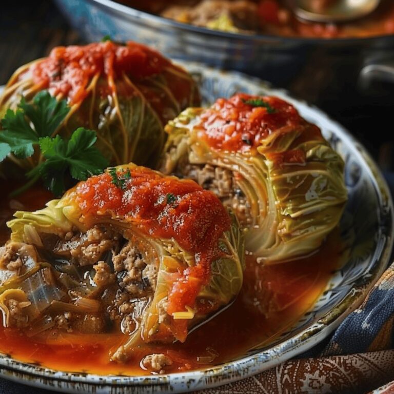 Hearty Polish Cabbage Rolls Recipe