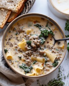Creamy White Lasagna Soup Recipe