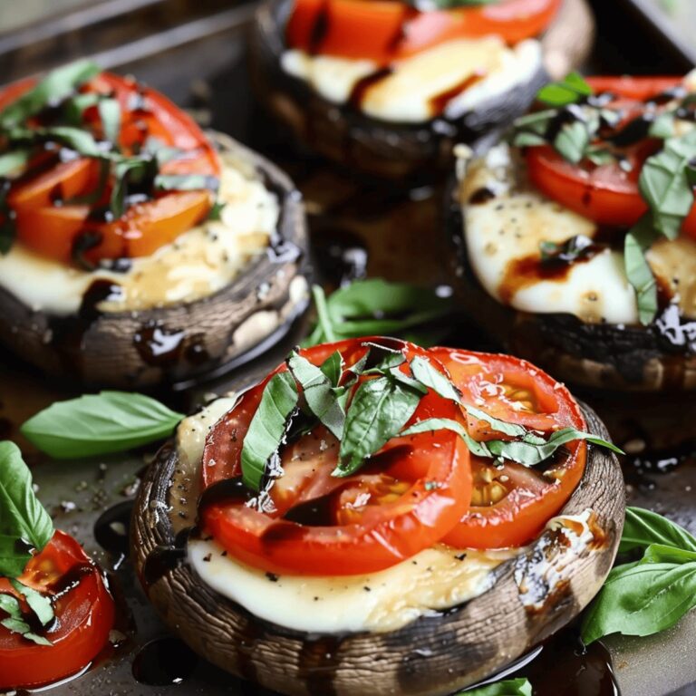 Irresistible Caprese Stuffed Portobello Mushrooms Recipe