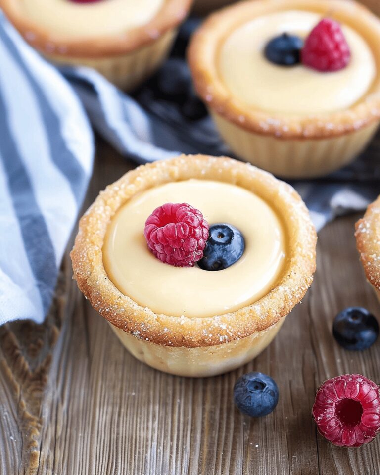 Vanilla Custard Cookie Cups Recipe