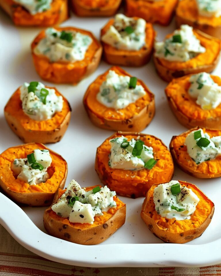 Crispy Sweet Potato Bites with Feta Recipe