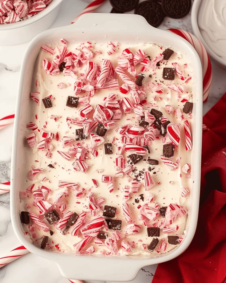 No Bake Peppermint Oreo Cheesecake Recipe