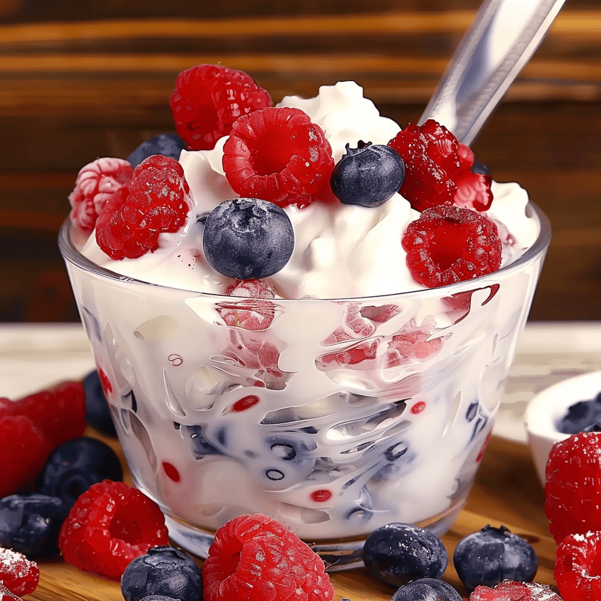 Creamy Berry Cheesecake Salad Recipe