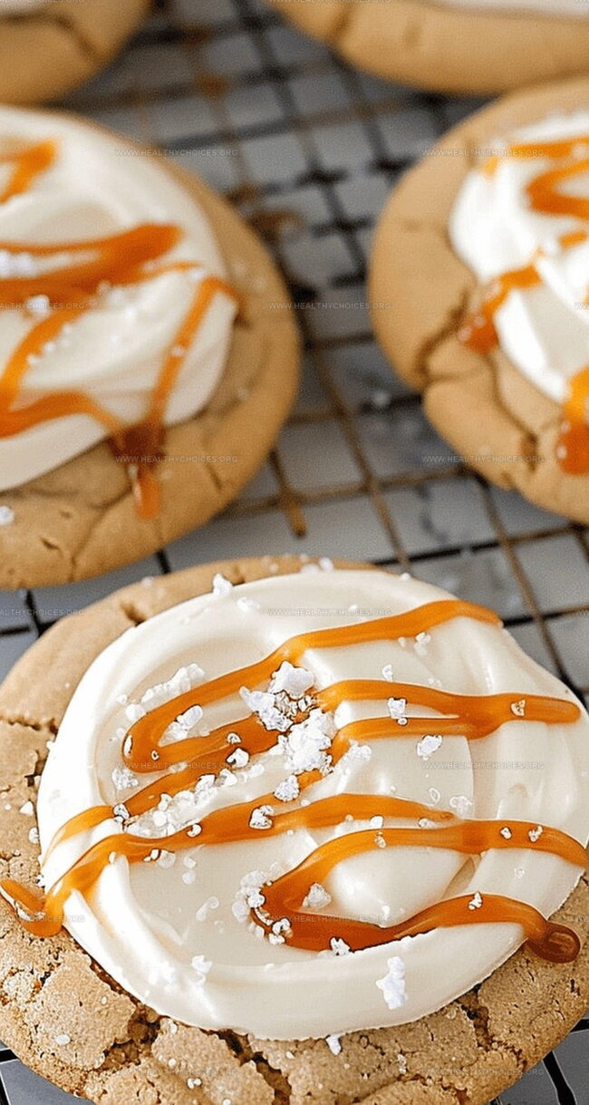 Salted Caramel Cheesecake Cookie That Brings Sweet and Salty Harmony