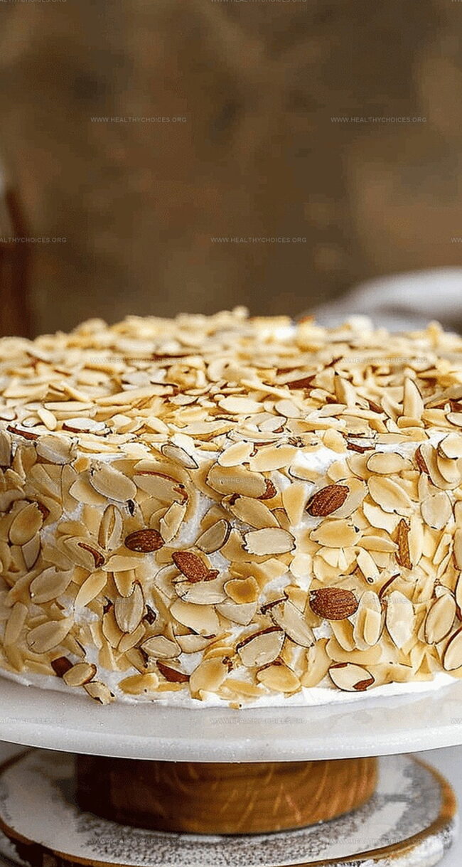 Toasted Almond Cream Cake That’s Light, Nutty, and Dreamy