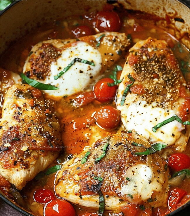 Garlic Tomato Chicken with Mozzarella Step-by-Step Guide