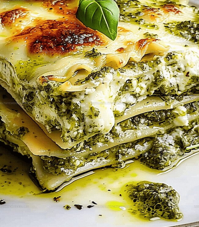 Building Pesto Lasagna Step-by-Step