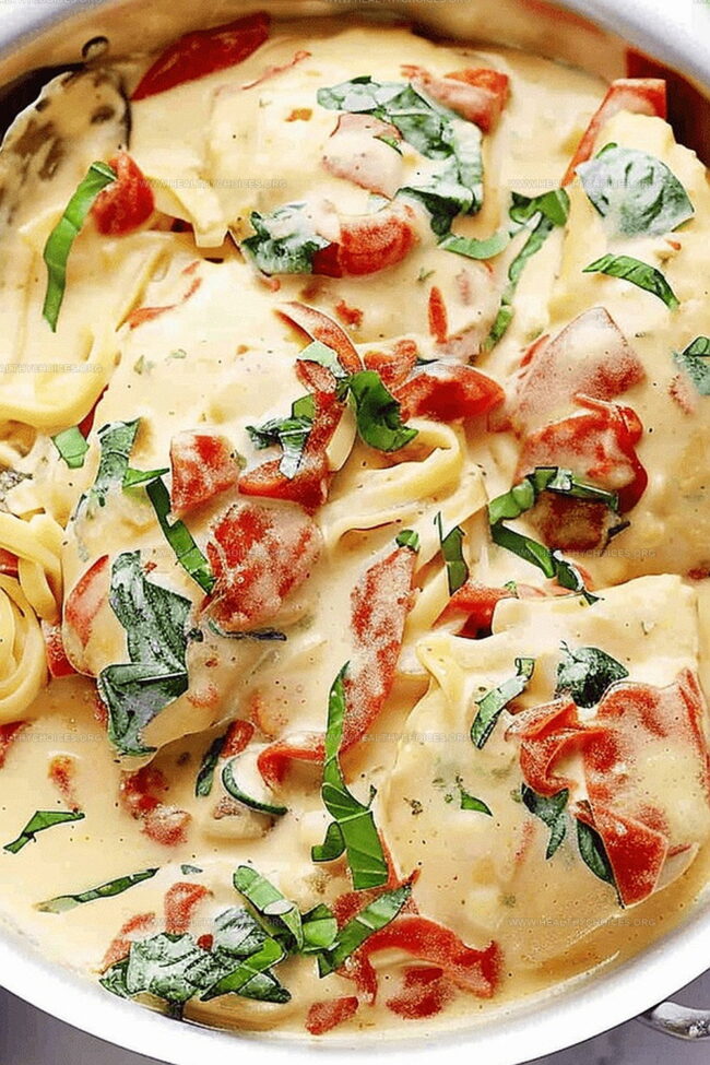 Tuscan Garlic Chicken with Herb‑Infused Sauce