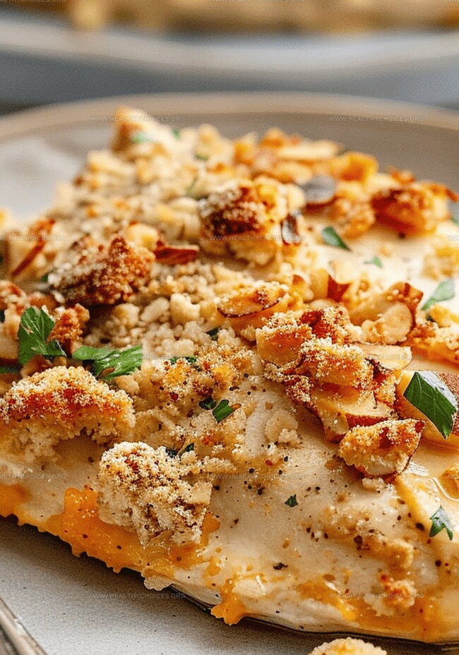 Steps to Make Almond Cheese Chicken