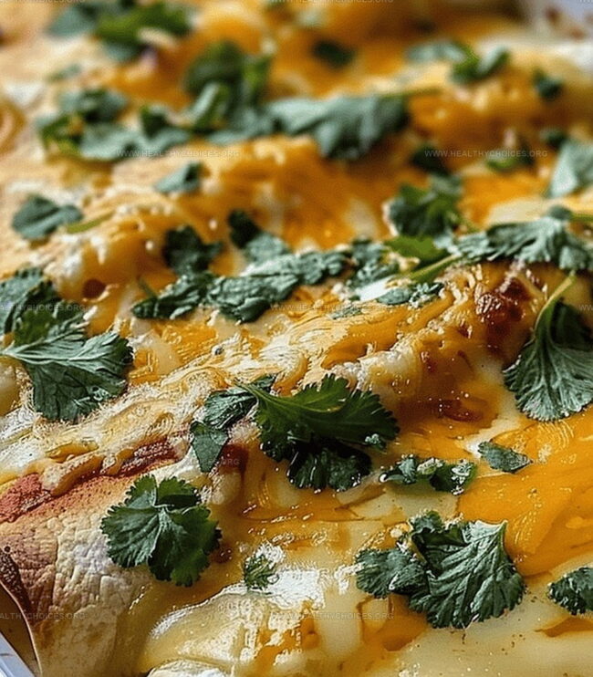 Easy Instructions for Creamy Chicken Enchiladas