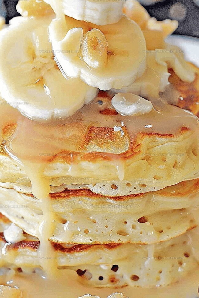 Toasted Coconut Macadamia Pancakes with Coconut Syrup That Taste Like Vacation