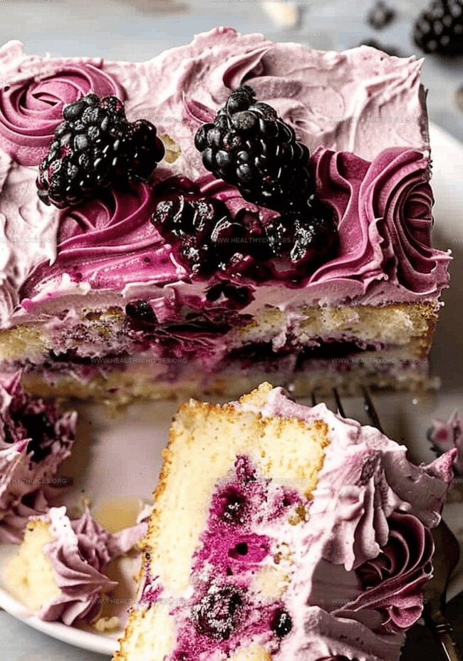 How to Make Blackberry Lavender Cake