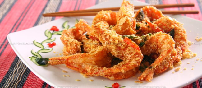 Cereal Prawns