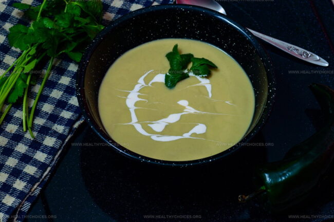 Sopa Poblano